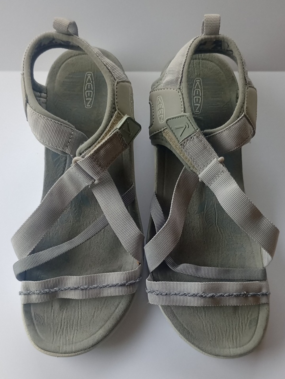 Size 10 Keen Maya Gray Strap Sandals Waterproof Hiking Trekking Travel Swimming - Picture 10 of 10